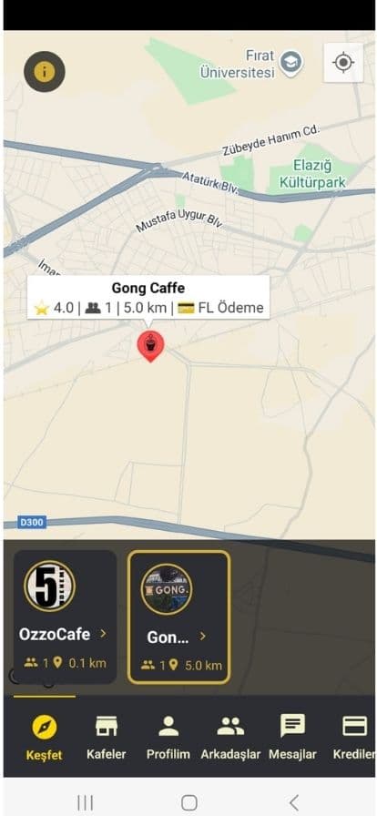 KafeMapp Ekran Görüntüsü 2